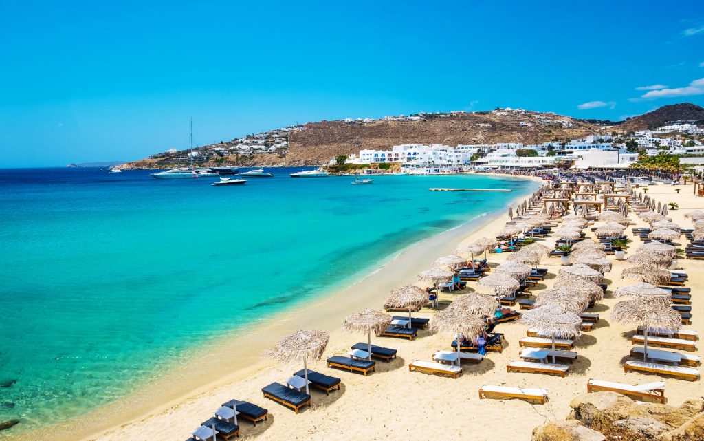 Mykonos beach